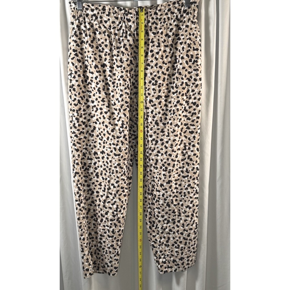 ANN TAYLOR Womens Leopard Print Pants Elastic Waist Resortwear Casual 82-06 - Picture 11 of 11